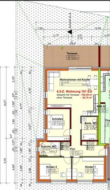 Foto - 4,5 Zi. Whg zu vermieten. Erstbezug