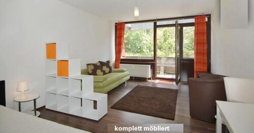 Foto - Möblierte 1-Zi-Wohnung in Stuttgart-Botnang: Citynah+EBK+Balkon+b