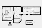 Foto - Charmante 2,5 Zimmer-Wohnung mit EBK in Zentraler Lage