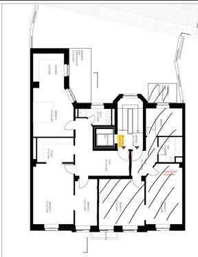 Foto - 2,5 Zi. Altbauwohnung in Frankfurt Bahnhofsviertel (Weserstr 14)