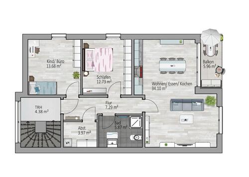 Foto - Etagenwohnung zur Miete in Blomberg