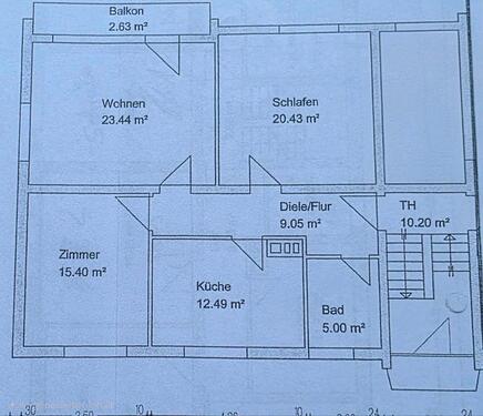 Foto - 3 Zimmer Etagenwohnung zur Miete in Neuenburg am Rhein