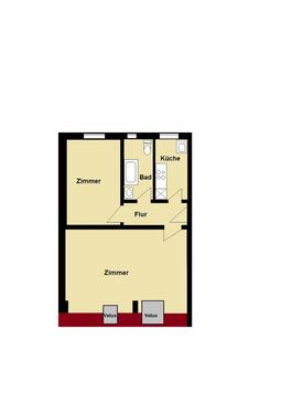 Foto - Dachgeschoßwohnung in Wittenberge zur Miete