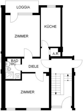 Foto - 2 Zimmer Etagenwohnung zur Miete in Hagen