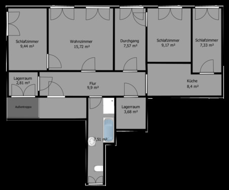 Foto - 5-Zimmer-Wohnung in 01612 Nünchritz mieten