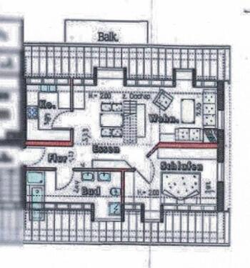 Foto - 3 Zimmerwohnung im Dachgeschoss in Schönebürg