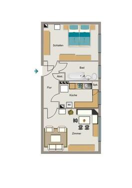 Foto - 2.5 Zimmer Erdgeschoßwohnung zur Miete in Dortmund