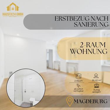 Foto - ✨ Frisch sanierte 2-Raum-Wohnung in Magdeburg – modern & zentral