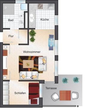 Foto - Etagenwohnung zur Miete in Mannheim