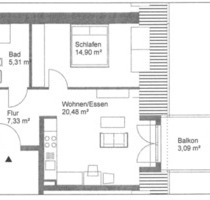 *Erstbezug* moderne 2-Zimmerwohnung mit Balkon - Bamberg Bamberg-Ost