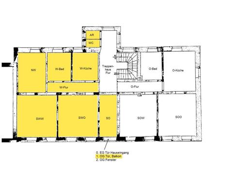 Foto - 4 Zimmer Küche Bad in Jugendstilhaus Erstbezug nach Sanierung