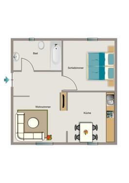 Foto - 2.5 Zimmer Erdgeschoßwohnung zur Miete in Castrop-Rauxel