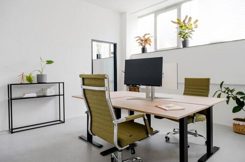 Foto - Büro in Coworking Space mit 3 Arbeitsplätzen