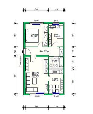 Foto - 3 Zimmer Etagenwohnung in Schwerin