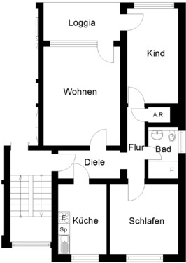 Foto - Etagenwohnung in Bochum
