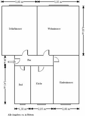 Foto - Etagenwohnung zur Miete in Claußnitz