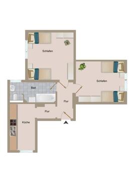 Foto - 3 Zimmer andere in Bitterfeld-Wolfen