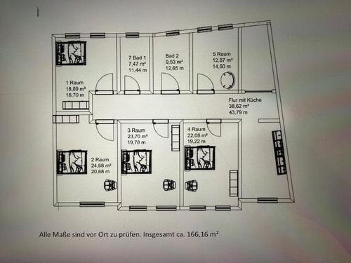 Foto - 5 Zimmer Wohnung am alten Markt mit zwei Bädern