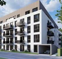 Bester Energiestandard! Moderne 1-Zi-Wohnung mit Balkon und Küche - KFW 40 NH - Neuötting