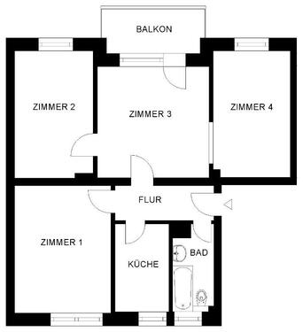 Foto - Etagenwohnung zur Miete in Mettmann