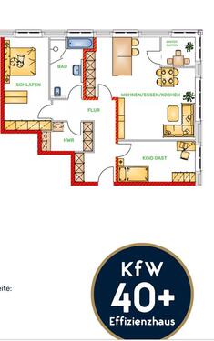 Foto - Etagenwohnung zur Miete in Preußisch Oldendorf