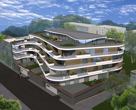 Foto - 1. Reihe Elb- und Domblick, 4R, Neubau, Design EBK, Tiefgarage