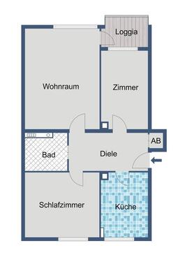 Foto - 3 Zimmer Etagenwohnung in Seligenstadt