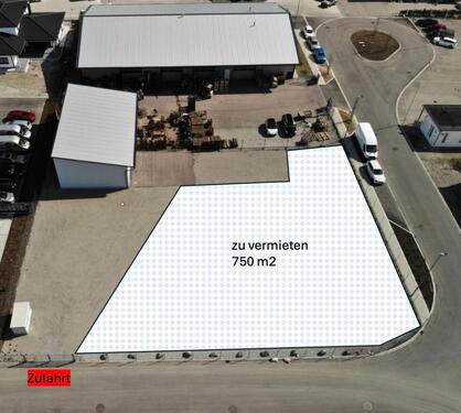 Foto - abgeschlossener befestigter LagerplatzFreifläche 750 m2