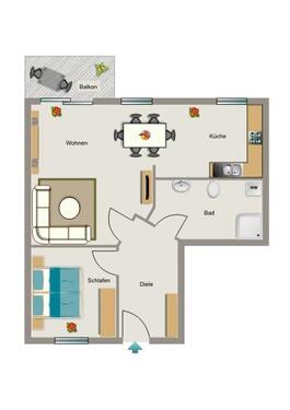 Foto - Etagenwohnung zur Miete in Recklinghausen