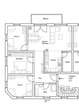 Foto - Etagenwohnung zur Miete in Gebsattel