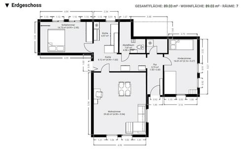 Foto - 89qm Erdgeschosswohnung in SZ Lichtenberg zu vermieten