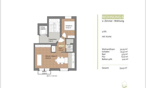 Foto - Etagenwohnung in Aschaffenburg