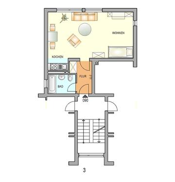 Foto - 1 Zimmer Etagenwohnung in Remscheid