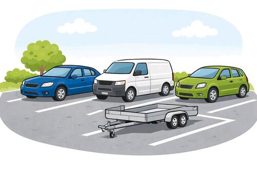 Foto - Stellplatz PKW Kfz Anhänger Wohnwagen Wohnmobil