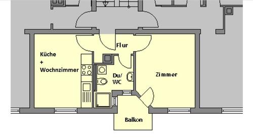 Foto - 2 Zimmer Wochnung in Göppingen 38 Quadratmeter