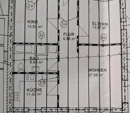 Foto - 3 Zimmer Etagenwohnung in Salzhausen