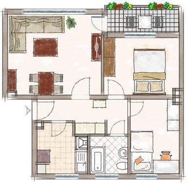 Foto - 3 Zimmer Etagenwohnung in Mönchengladbach