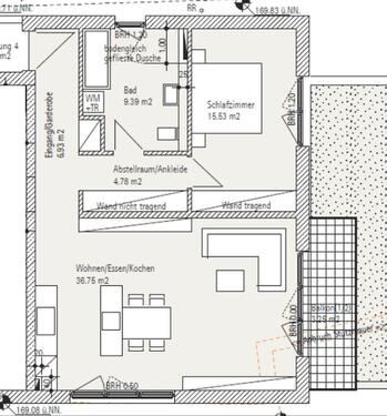 Foto - 2.5 Zimmer Etagenwohnung zur Miete in Friesenheim