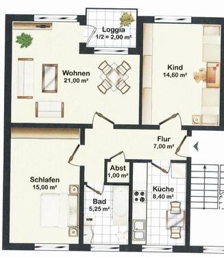 Foto - renovierte 3 Zi. Wohnung in Nordholz