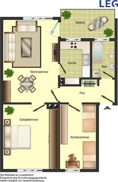 Foto - 3 Zimmer Etagenwohnung zur Miete in Bocholt