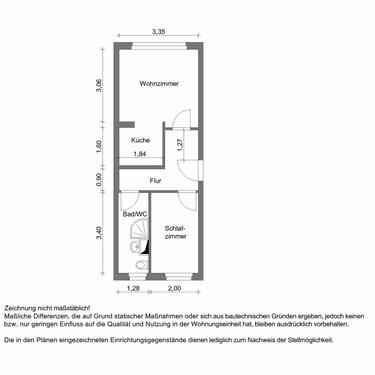 Foto - 2 Zimmer Etagenwohnung zur Miete in Zwickau