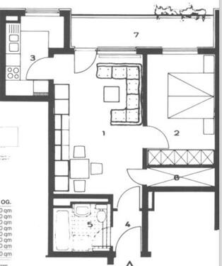 Foto - Wohnung,Wesseling,Köln,frisch renoviert 54qm,Balkon, Tiefgarage