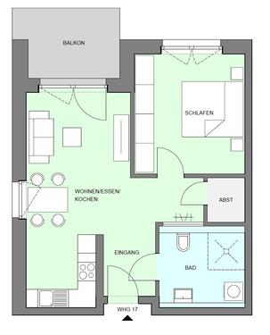 Foto - Erdgeschoßwohnung in Dornhan zur Miete