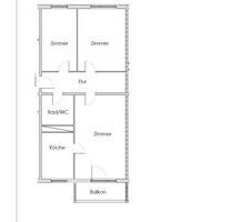 Wohnung zur Miete in Leipzig - 850,00&nbsp;EUR Kaltmiete, ca.&nbsp; 68,00&nbsp;m&sup2; in Leipzig (PLZ: 04207) Lausen-Grünau