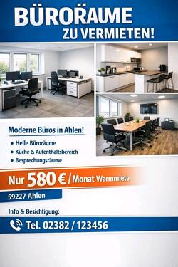Foto - modernes büro mehrere räume - 580,00&nbsp;EUR Kaltmiete, ca.&nbsp; 300,00&nbsp;m&sup2;