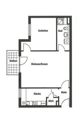 Foto - 2 Zimmer Etagenwohnung zur Miete in Saarbrücken