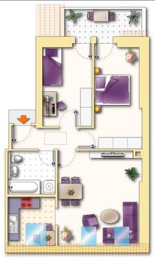 Foto - 3 Zimmer Dachgeschoßwohnung in Chemnitz