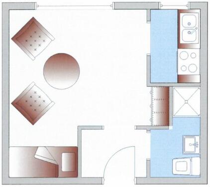 Foto - Möblierte 1-Zimmerwohnung in HH-Heimfeld