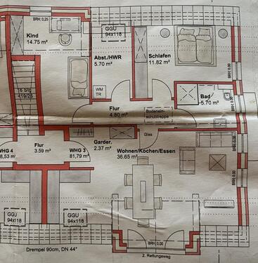 Foto - 3 Zimmer Etagenwohnung zur Miete in Salzbergen
