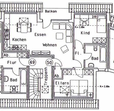 Foto - 3 Zimmer Etagenwohnung zur Miete in Rheine